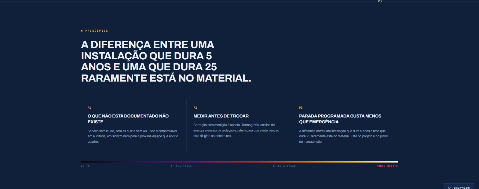 Seção de princípios técnicos
